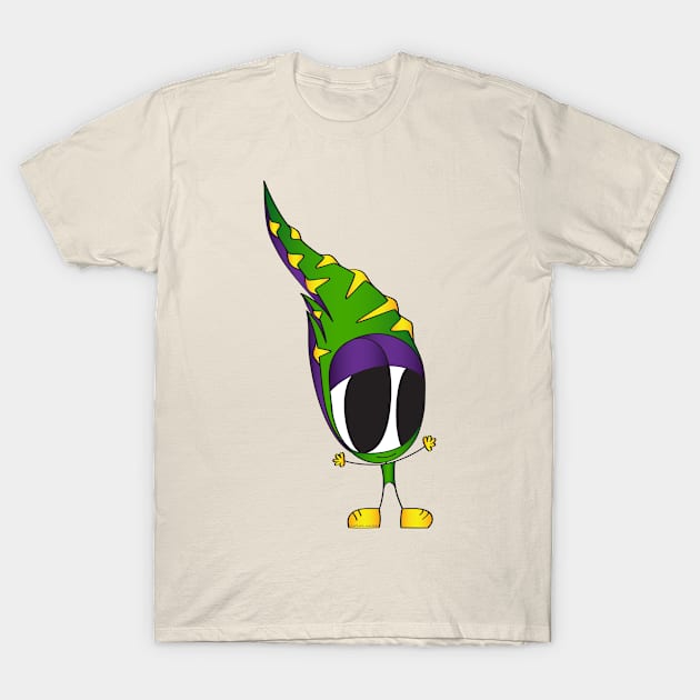 Funny Cartoon Character T-Shirt by Patrick's Cartoons